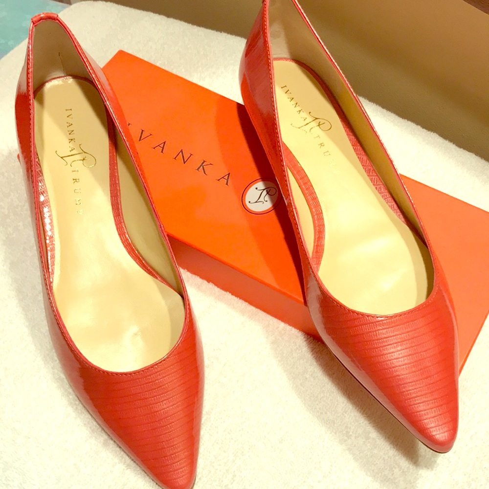 Ivanka Trump leather flats